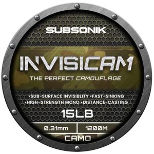 Sonik vlasec subsonik invisicam snag leader camo 100 m - 0,55 mm 45 lb