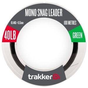 Trakker šokový vlasec snag leader green 100 m - 0,65 mm 27,2 kg 60 lb