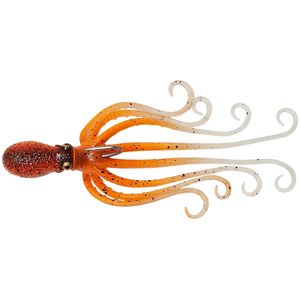Savage gear gumová nástraha 3d octopus brown glow-10 cm 35 g