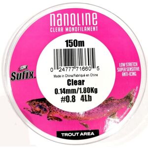 Sufix vlasec nanoline čirý - 100 m 0,12 mm 1,36 kg