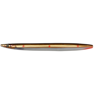 Savage gear gumová nástraha 3d line thru sandeel sinking brown copper red - 11 cm 15 g