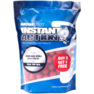 Nash boilies instant action squid krill - 200 g 12 mm