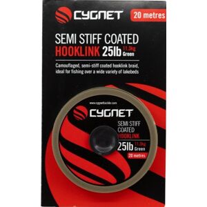 Cygnet návazcová šňůra semi stiff coated hooklink 20 m - 15 lb 6,8 kg