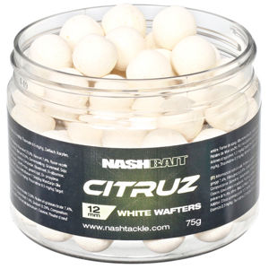 Nash neutrálně vyvážené boilies citruz wafters white - 100 g 15 mm