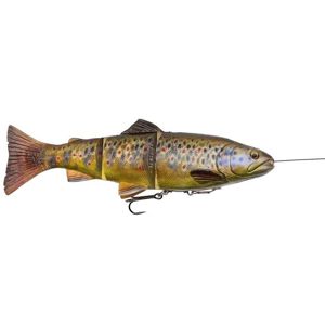 Savage gear gumová nástraha pstruh 4d line trhu trout ms dark brown trout-20 cm 98 g