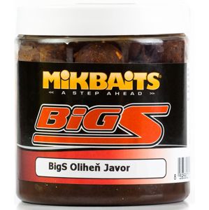 Mikbaits boilies v dipu bigs oliheň javor 250 ml-24mm