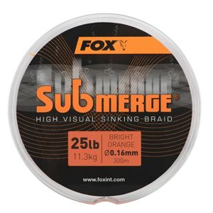 Fox splétaná šňůra submerge high visual sinking braid - 300 m - 0,16 mm 11,3 kg