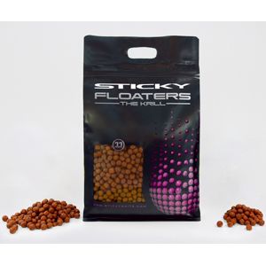 Sticky baits plovoucí pelety floaters krill 3 kg-6 mm
