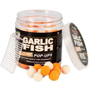 Starbaits boilie fluo plovoucí garlic fish-80 g 20 mm