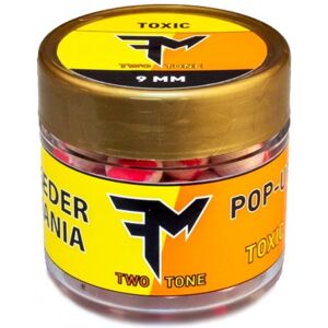 Feedermania two tone pop up boilies 14 g - 9 mm toxic