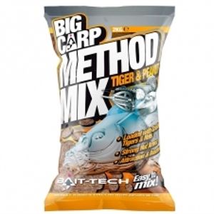 Bait-Tech krmítková směs big carp method mix tiger & peanut 2 kg