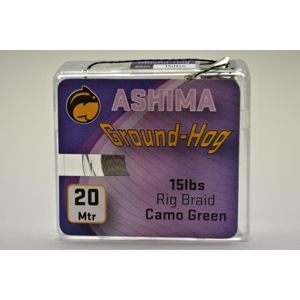 Ashima  extra potápivá návazcová šňůra ground-hog 20 m 15 lb -barva green