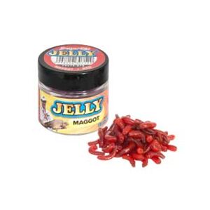 Benzar gumová nástraha jelly baits červ červený 100 ks