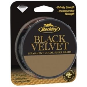 Berkley Splétaná šňůra Black Velvet-Průměr 0,10 mm / Nosnost 11,9 kg / Návin 1 m
