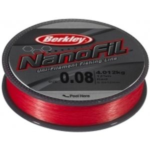 Berkley Vlasec Nanofil Red 270 m-Průměr 0,20 mm / Nosnost 12,649 kg
