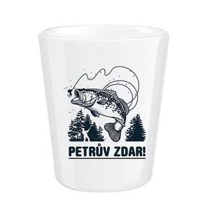 Bg porcelánový pohárek pro rybáře - petrův zdar