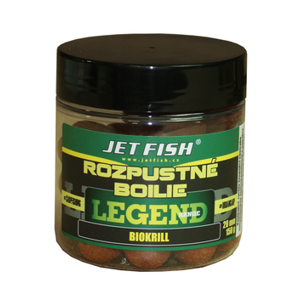 Jet fish rozpustné boilie legend range biokrill 250 ml - 20 mm