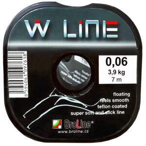 Broline návazcová šňůra w-line green - 0,08 mm 7 m