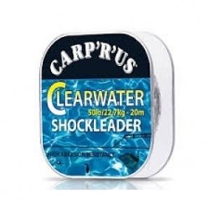 Carp ´R´ Us Clearwater - návazcový fluorocarbon 20 m crystal-Nosnost 25 lb