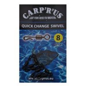 Carp ´R´ Us Obratlík Quick Change Swivel-Velikost 8