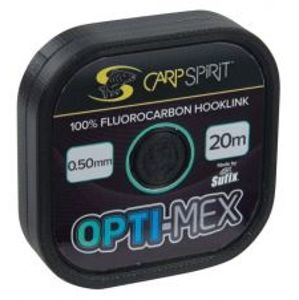 Carp Spirit Fluorocarbon Opti-Mex Hooklink Čirá 20 m-Průměr 0,35 mm / Nosnost 8,20 kg