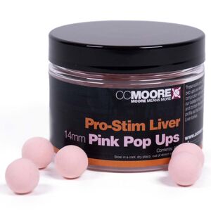 Cc moore plovoucí boilie pro-stim liver pink pop ups 14 mm 45 ks