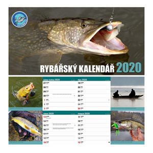 Črs stolní rybářský kalendář na rok 2020