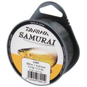 Daiwa Vlasec Samurai Kapr-Průměr 0,25 mm / Nosnost 5,2 kg / Návin 500 m