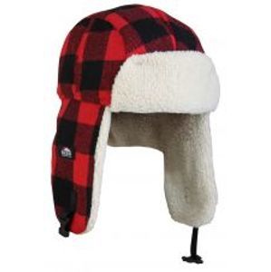 Eiger Čepice Fleece Korean Hat Red Black-Velikost S/M