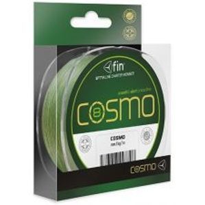 Fin Splétaná Šňůra Cosmo Zelená 130 m-Průměr 0,14 mm / Nosnost 8,1 kg