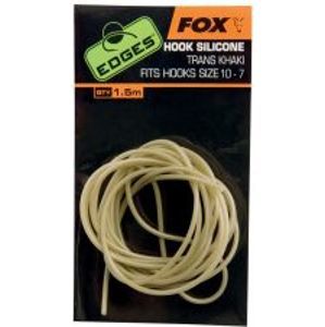Fox hadička edges hook silicone size 10-7 trans khaki 1,5 m