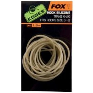 Fox hadička edges hook silicone trans khaki hooks size 2 - 6 1,5 m