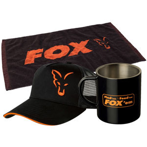Fox set fanpack ručník+kšiltovka+hrnek