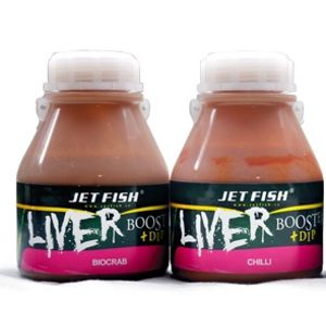 Jet fish liver booster + dip 250 ml-frankfurtská klobása/banán
