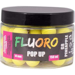 Lk baits pop-up fluoro g-8 pineapple - 150 ml 14 mm