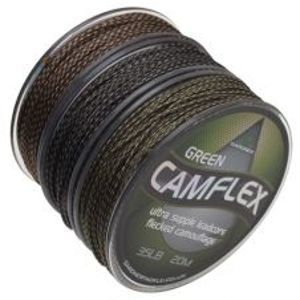 Gardner Olověná šňůrka Camflex Leadcore 20m 45lb-Barva Camo Brown