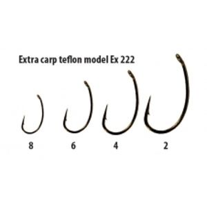 Extra carp háčky teflon série  EX 222 10ks-Velikost 8