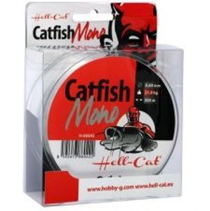 Hell-Cat Vlasec Catfish Mono Clear 300 m-Průměr 0,50 mm / Nosnost 15,3 kg