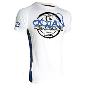 Hotspot design tričko ocean performance (bílé, krátký rukáv) - velikost m