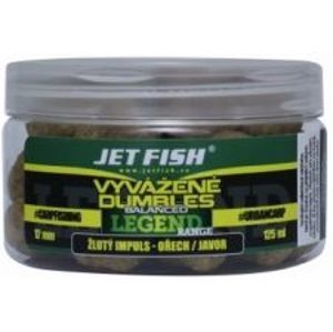 Jet Fish Vyvážené Dumbles Legend Range 125 ml 12 mm-žlutý impuls ořech javor
