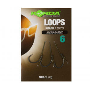 Korda Hotové Návazce Loop Rigs Krank Micro Barbed 8,2 kg-Háček 4