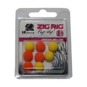 LK Baits Bolies Zig Rig Pop-Up 10 mm-Orange/Yellow