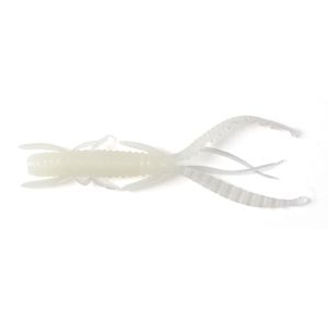 Lucky john svítící gumová nástraha hogy shrimp 10ks ocean pearl - délka 7,6 cm