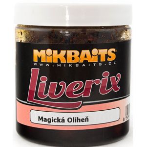 Mikbaits boilies v dipu liverix magická oliheň 250 g - 16 mm
