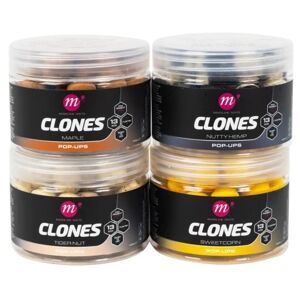 Mainline plovoucí boilies clones pop ups 13 mm 150 ml nutty hemp