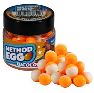 Benzar mix umělá nástraha bicolor method egg 6-8 mm 30 ml - mango-bílá čokoláda