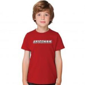 Mikbaits Dětské tričko Spiceman - červené 