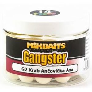 Mikbaits Plovoucí Boilies Gangster 150 ml-g7 master krill 14 mm