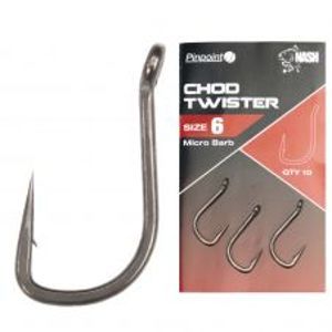 Nash Háčky Pinpoint Chod Twister Micro Barbed-Velikost 8