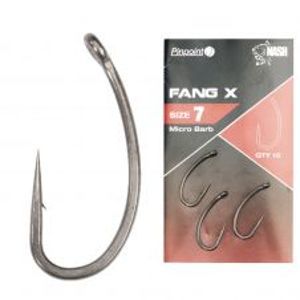 Nash Háčky Pinpoint Fang X Micro Barbed-Velikost 8